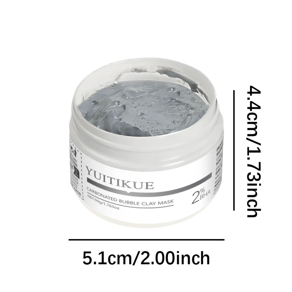 YUITIKUE Carbonated Bubble Clay Mask Pore Cleansing Face Treatment 50g - 14