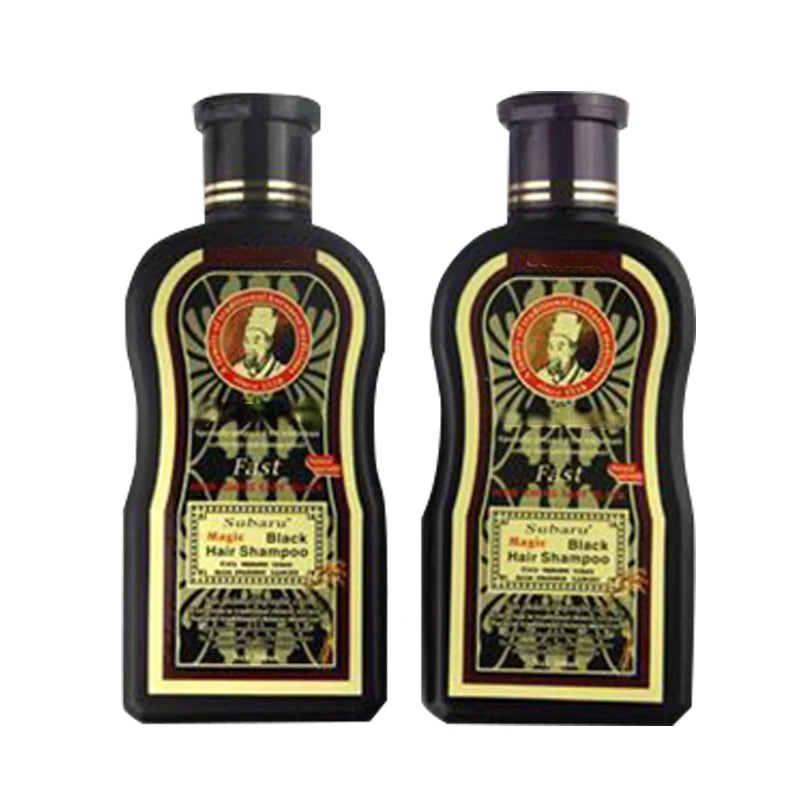 Dexe Black Hair Dye Shampoo Instant Natural Color Restorer 400ml - 12