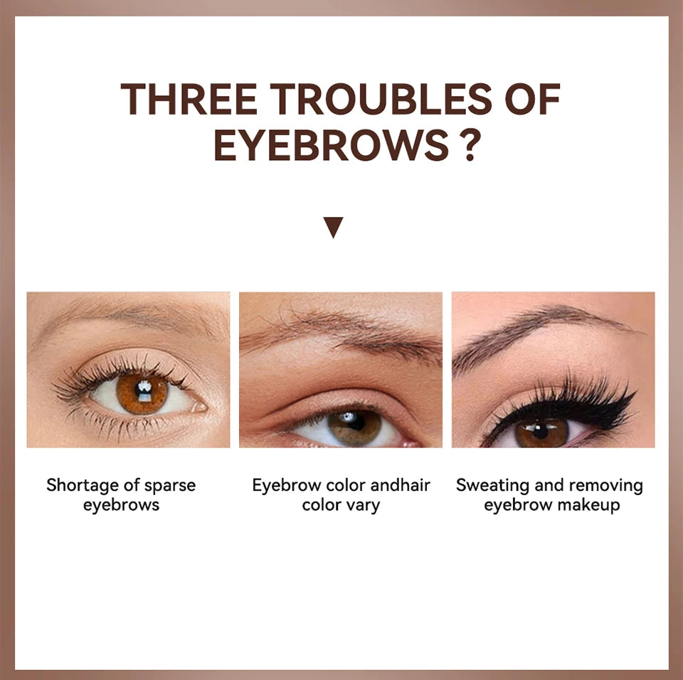 Long-Lasting Waterproof Eyebrow Tint Gel Set