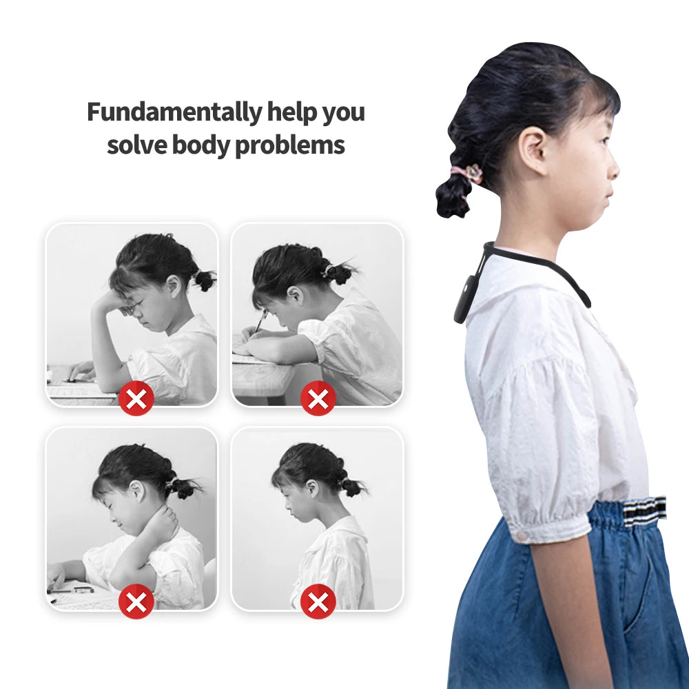 Smart Posture Corrector with LCD Vibration Reminder