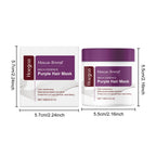 Purple Hair Mask and Shampoo Set for Color Protection
