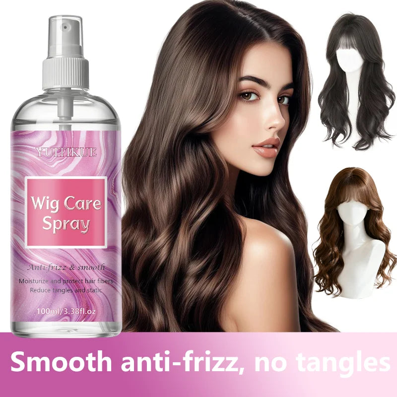 100ml Synthetic and Human Hair Wig Conditioning Detangling Spray - 1