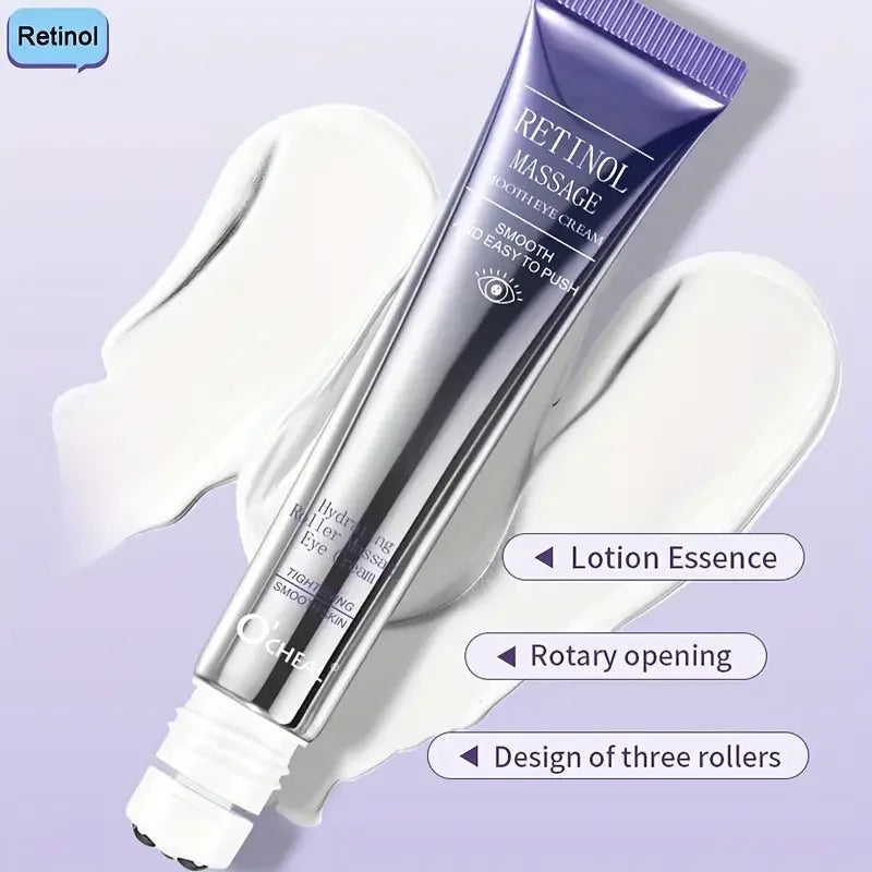 Retinol Eye Cream Roller Anti Aging Moisturizer for Dark Circles