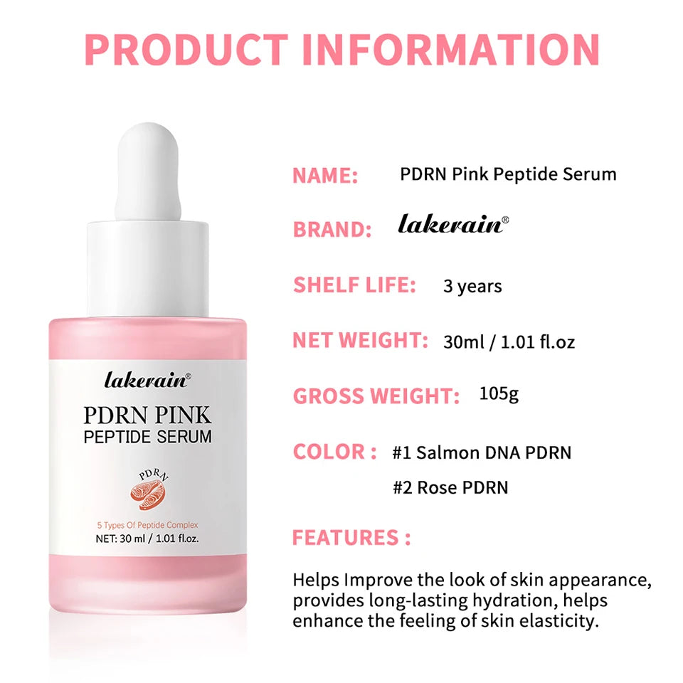 Pore Refining Toner Pad and Pink Peptide Facial Serum Set - 26