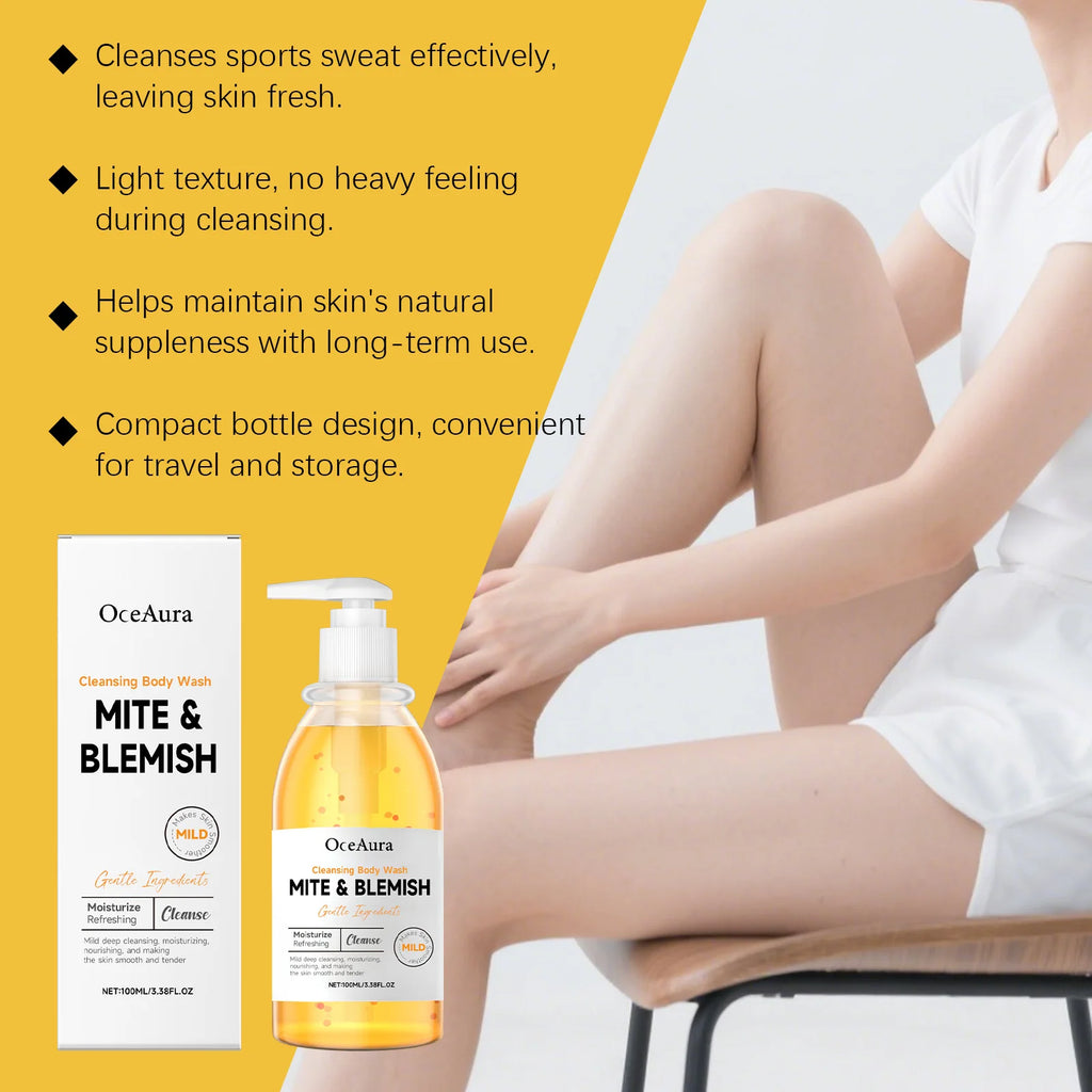 Anti-Mite and Acne Control Body Wash for Oily Skin