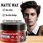 Matte Hair Wax Strong Hold Pomade Keratin and Biotin Styling Paste