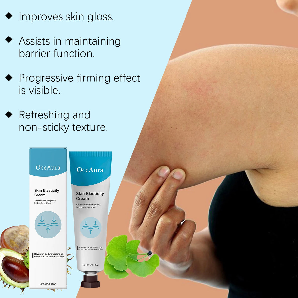 Firming Body Cream for Skin Tightening and Elasticity