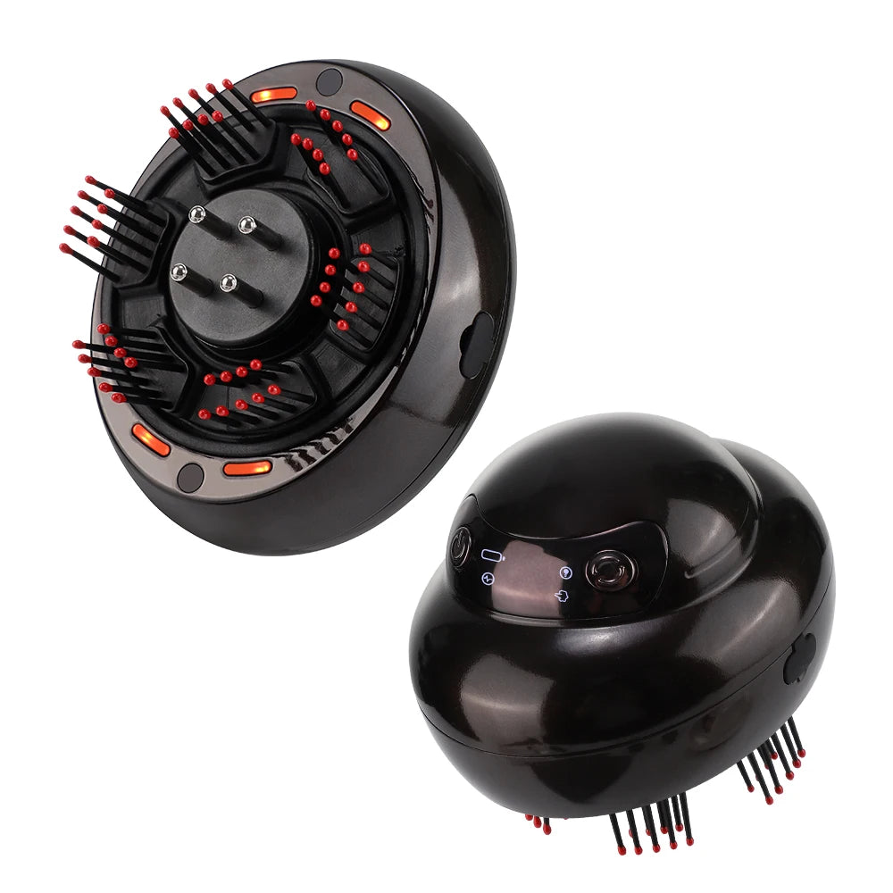Electric Scalp Massager and Hair Oil Applicator with LED Light Therapy - 20