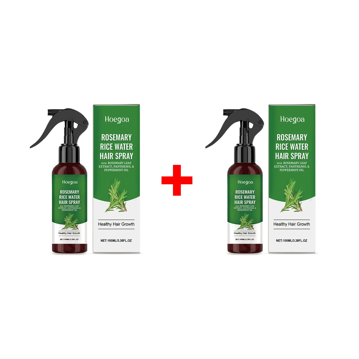 Rosemary Rice Water Hair Growth Spray for Damaged Hair