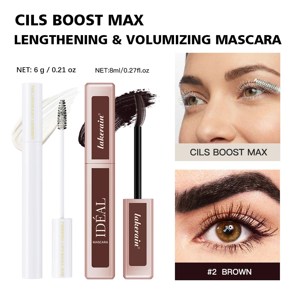 Lengthening Mascara and Lash Primer Set for Voluminous Lashes