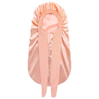 Extra Large Silk Satin Sleep Bonnet with Elastic Hair Band