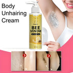 Bee Venom Hair Removal Cream Gentle Body and Underarm Depilatory Lotion