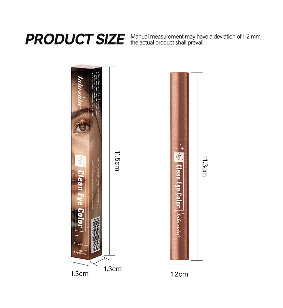 Creamy Eyeshadow Stick for Long-Lasting Shimmer Eye Makeup - 14