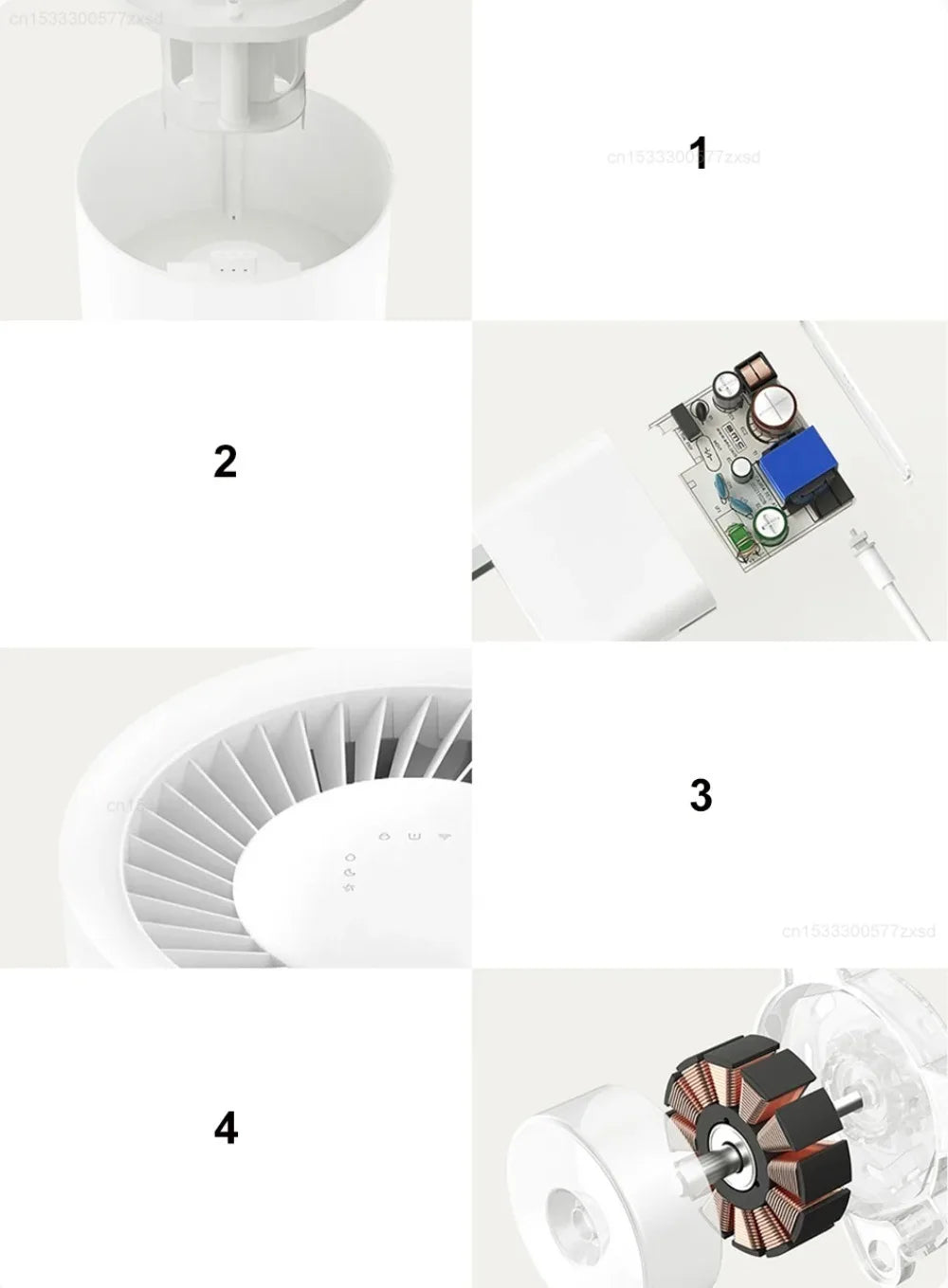 Mijia Mist Free Humidifier 3 Smart Air Purifying Evaporative Humidifier - 17