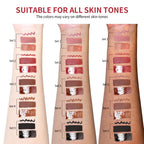 All-in-One Waterproof Lip Liner, Lipstick and Gloss Makeup Set