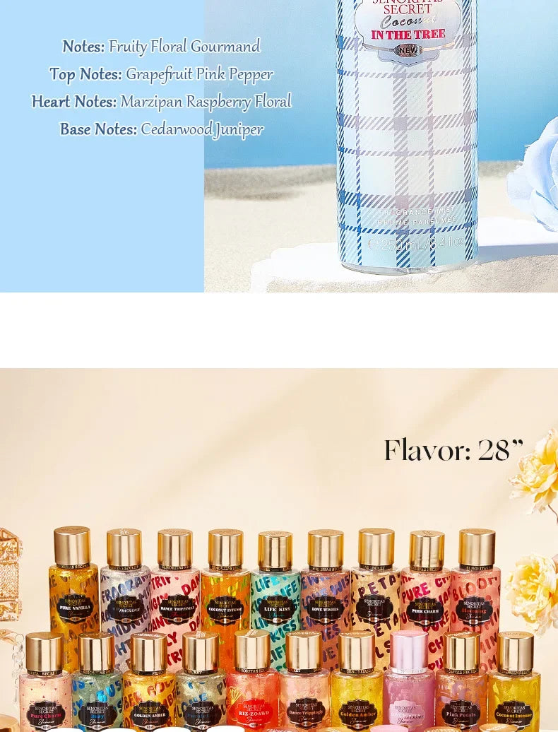 Senoritas Secret Fragrance Body Spray Long Lasting Scent Deodorant 250ml - 16