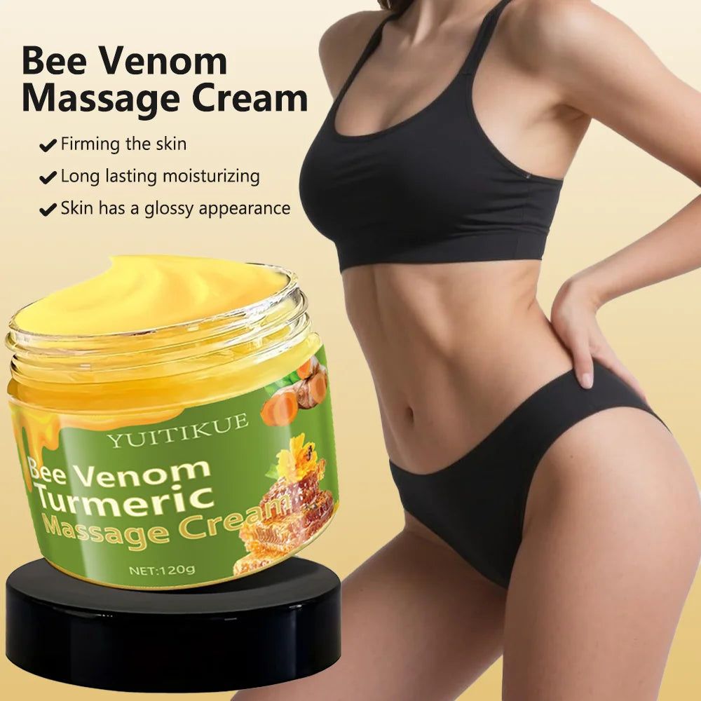 YUITIKUE Bee Venom Turmeric Firming Cream Body Moisturizer 120g