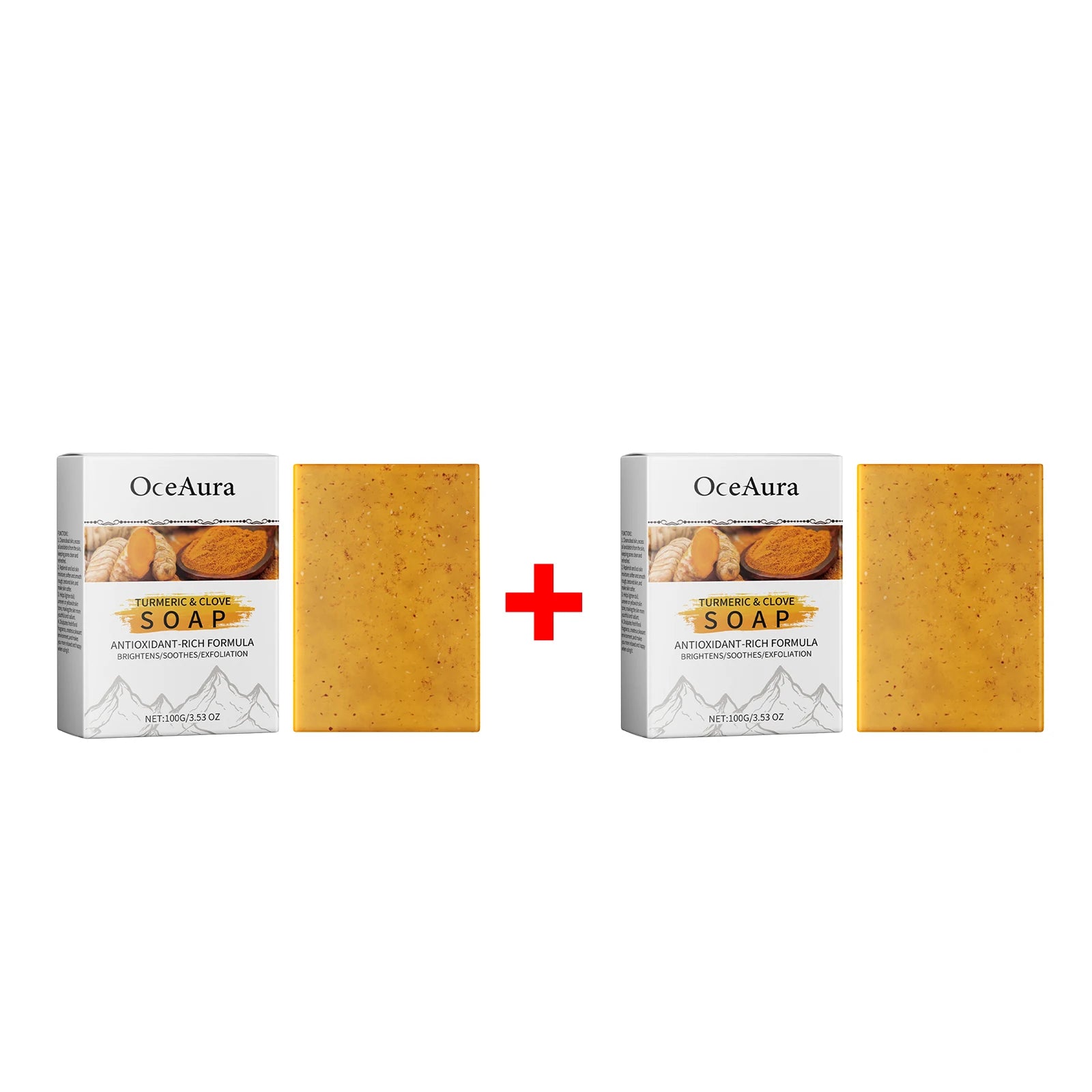 Turmeric and Clove Exfoliating Soap Bar for Face and Body - 16