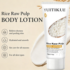 YUITIKUE Rice Raw Pulp Body Lotion Hydrating Skin Care Cream 60g