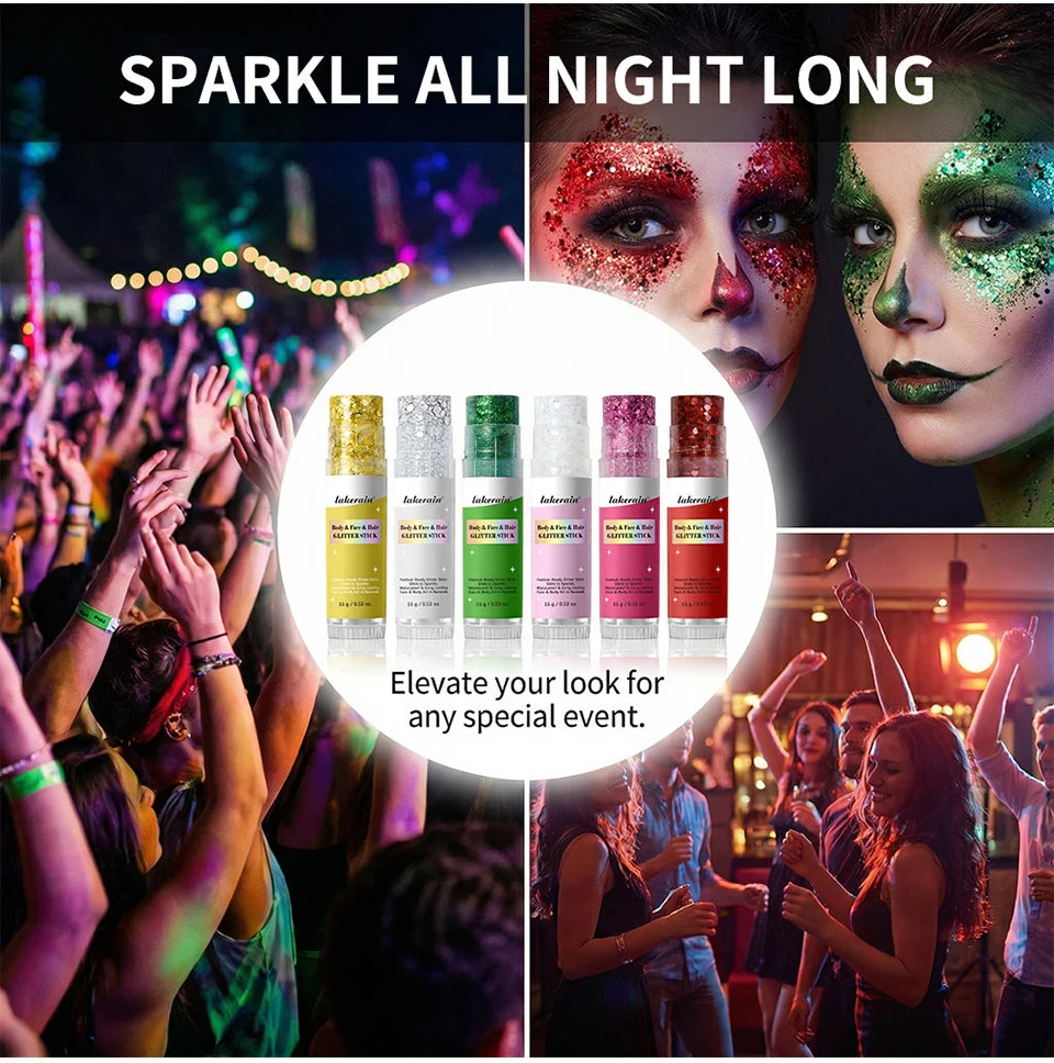 Glitter Shimmer Stick for Face and Body