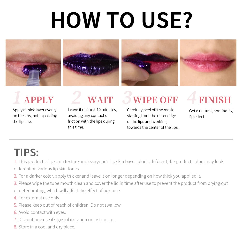 Peel-Off Matte Liquid Lip Stain
