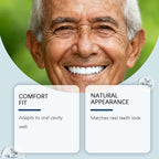 Comfort Fit Natural Look Denture Set for Men and Women