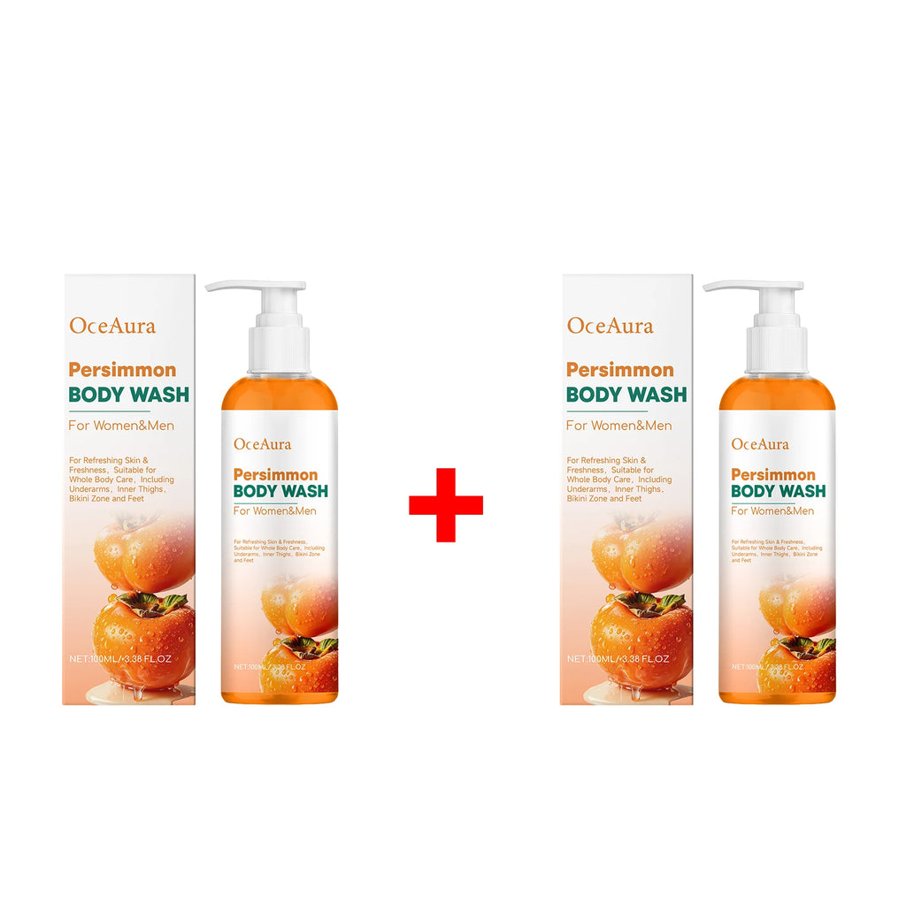 Natural Persimmon Odor Eliminating Body Wash for Men and Women