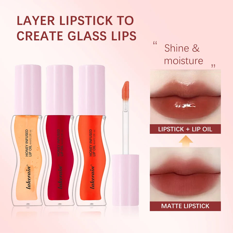 Honey Infused Moisturizing Lip Gloss Oil - 12