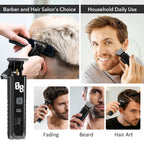 Professional Cordless Hair Trimmer with Digital Display