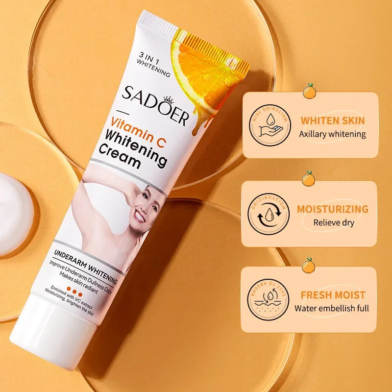 Vitamin C Skin Brightening Cream for Dark Spots and Underarms - 5