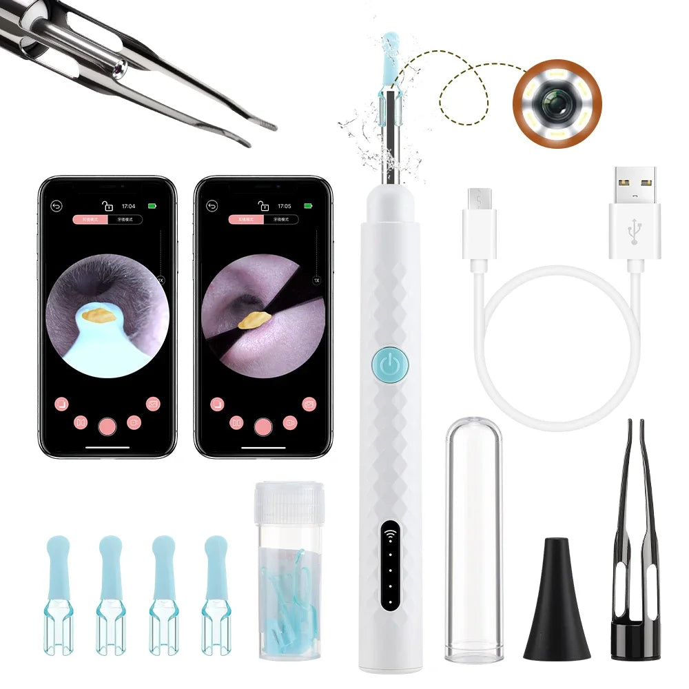 Smart Visual Ear Wax Removal Tool with HD Camera - 1