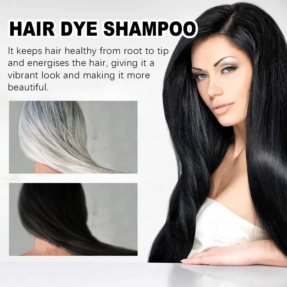 3-in-1 Brown Hair Color Shampoo 100ml