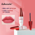Waterproof Peel-Off Lip Stain for Long-Lasting Matte Color