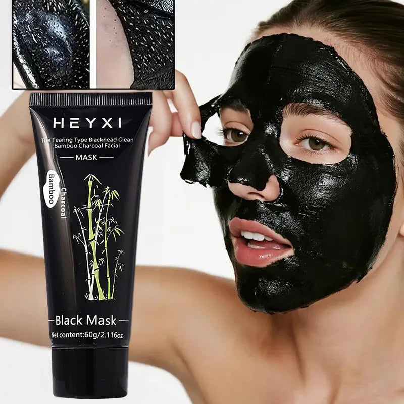 HEYXI Bamboo Charcoal Peel Off Facial Mask for Deep Pore Cleansing - 10