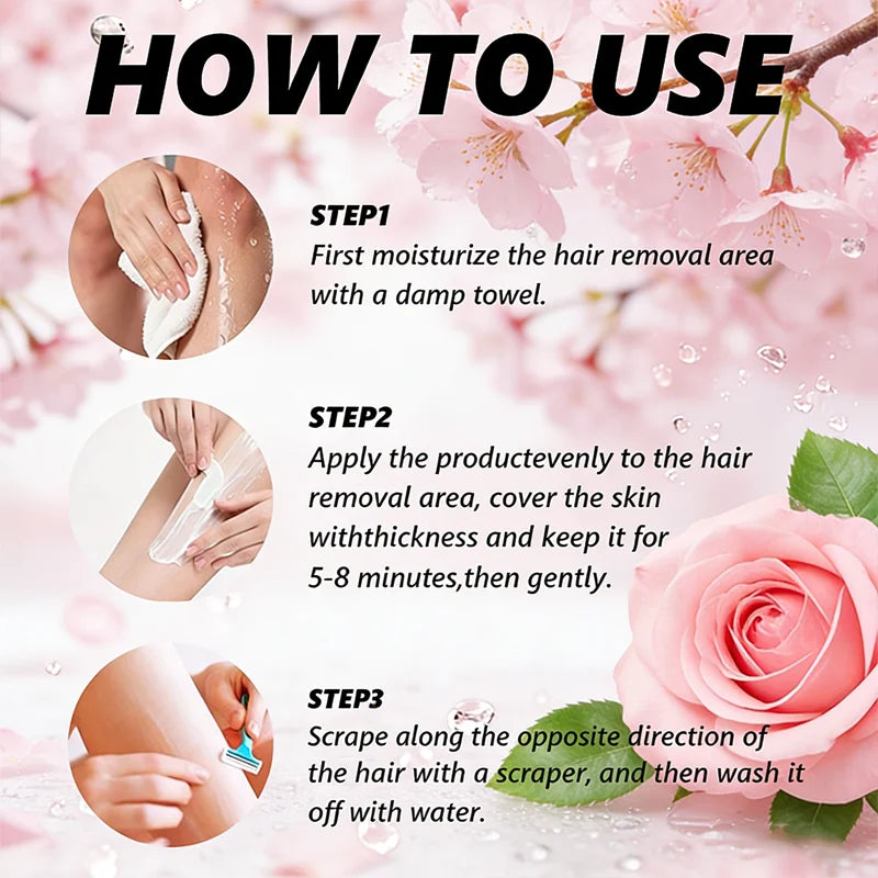 Sakura Plant-Based Hair Removal Cream 60g - 10