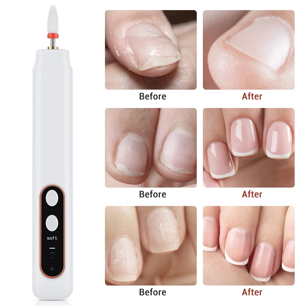 Cordless Electric Nail File and Manicure Drill Set - 5