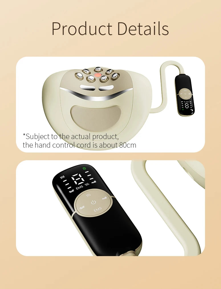Cervical Neck Traction Massager with Metal Nodes - 15