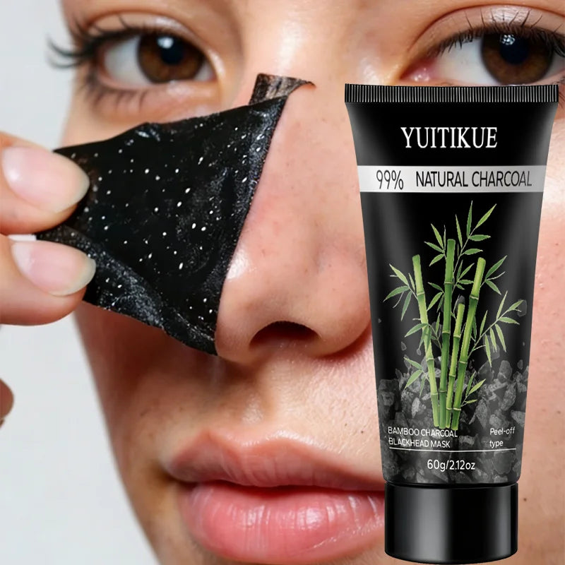 YUITIKUE Bamboo Charcoal Blackhead Mask Deep Cleansing Peel Off Mask - 4
