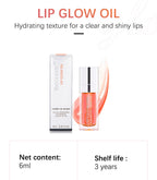 Hydrating Crystal Jelly Lip Glow Oil for Nourished Plump Lips