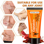 Capsaicin Joint Relief Cream Glucosamine Vitamin C Body Moisturizer