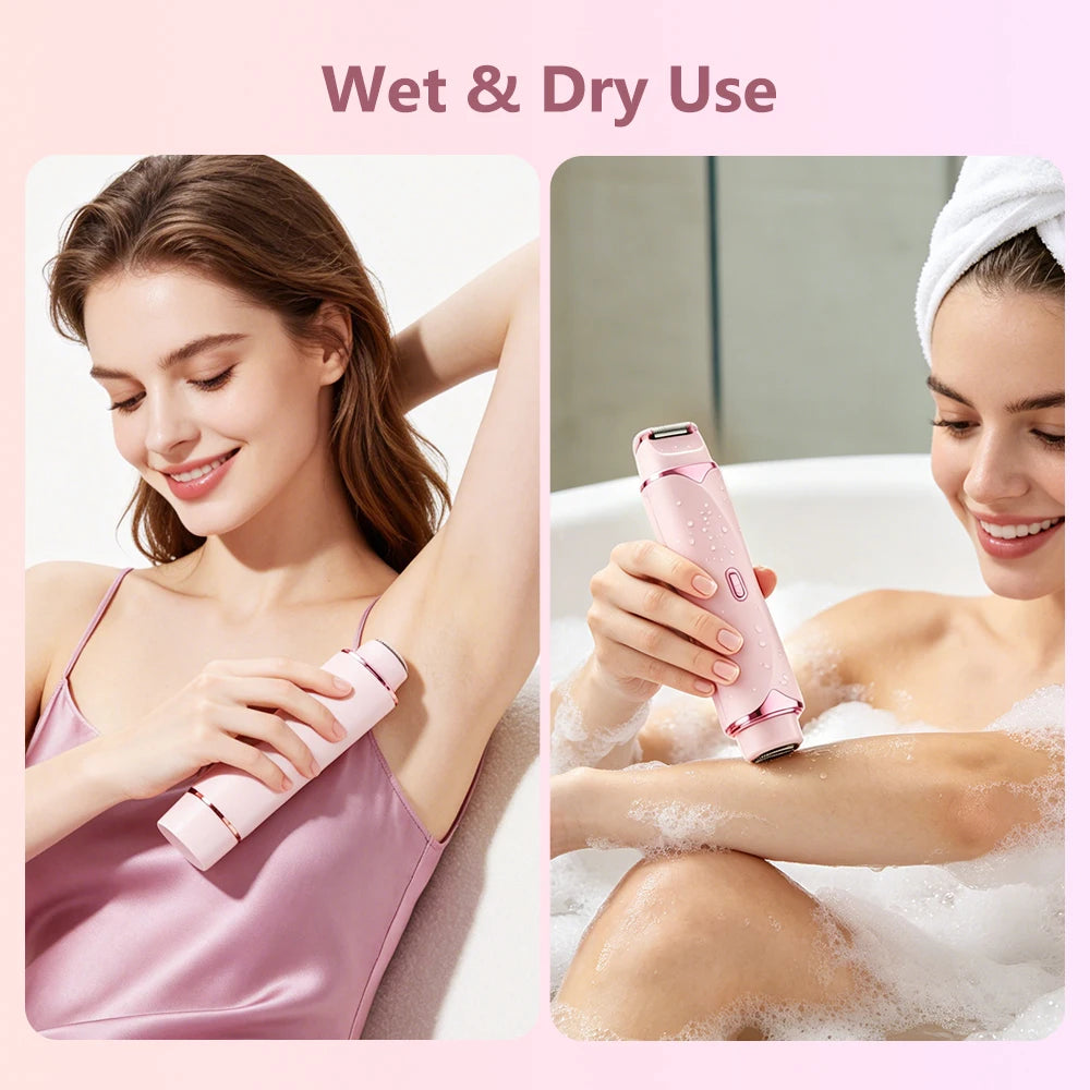 Dual-Head Electric Hair Trimmer for Women