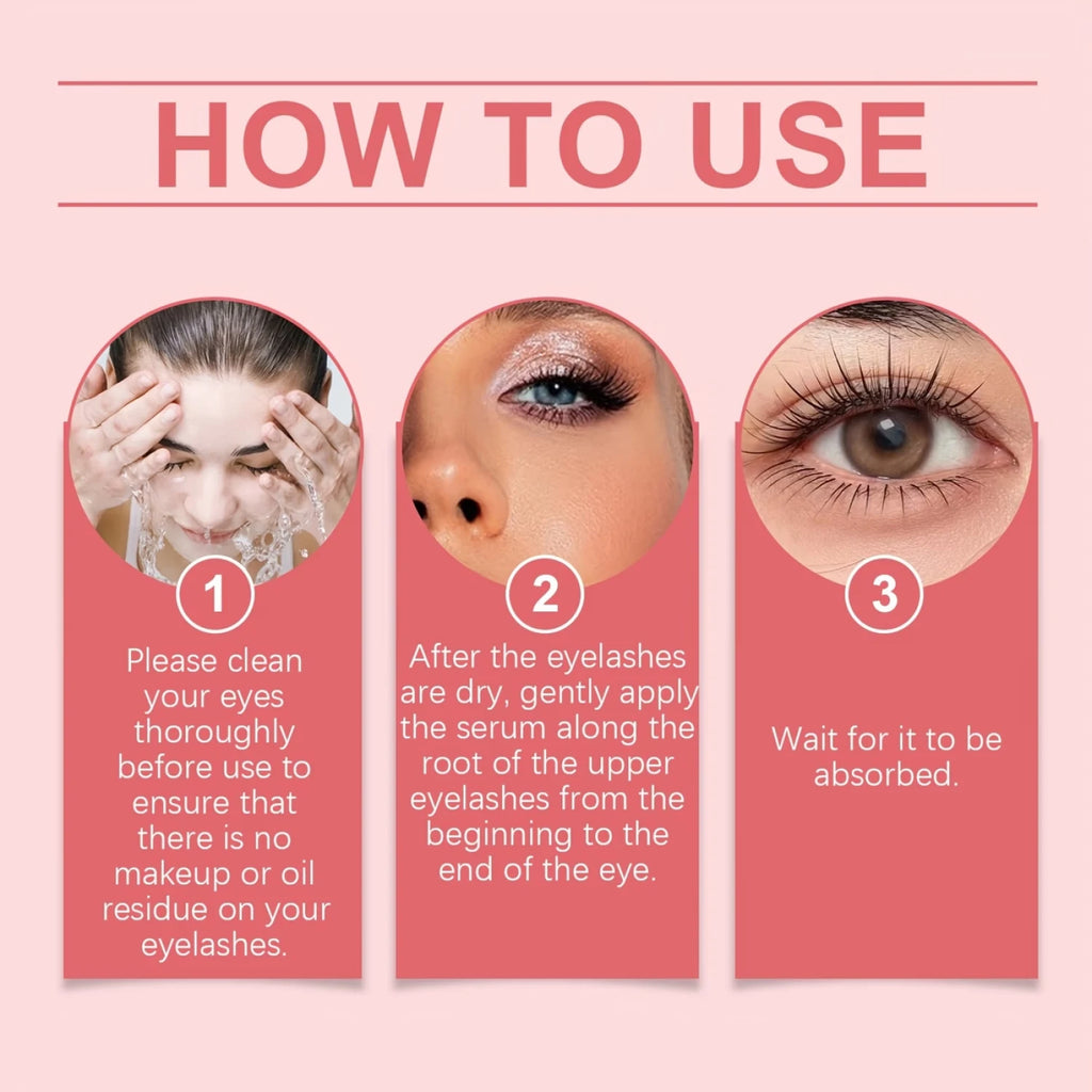 Eyelash and Eyebrow Growth Serum Nourishing Lash Enhancer Oil 30g