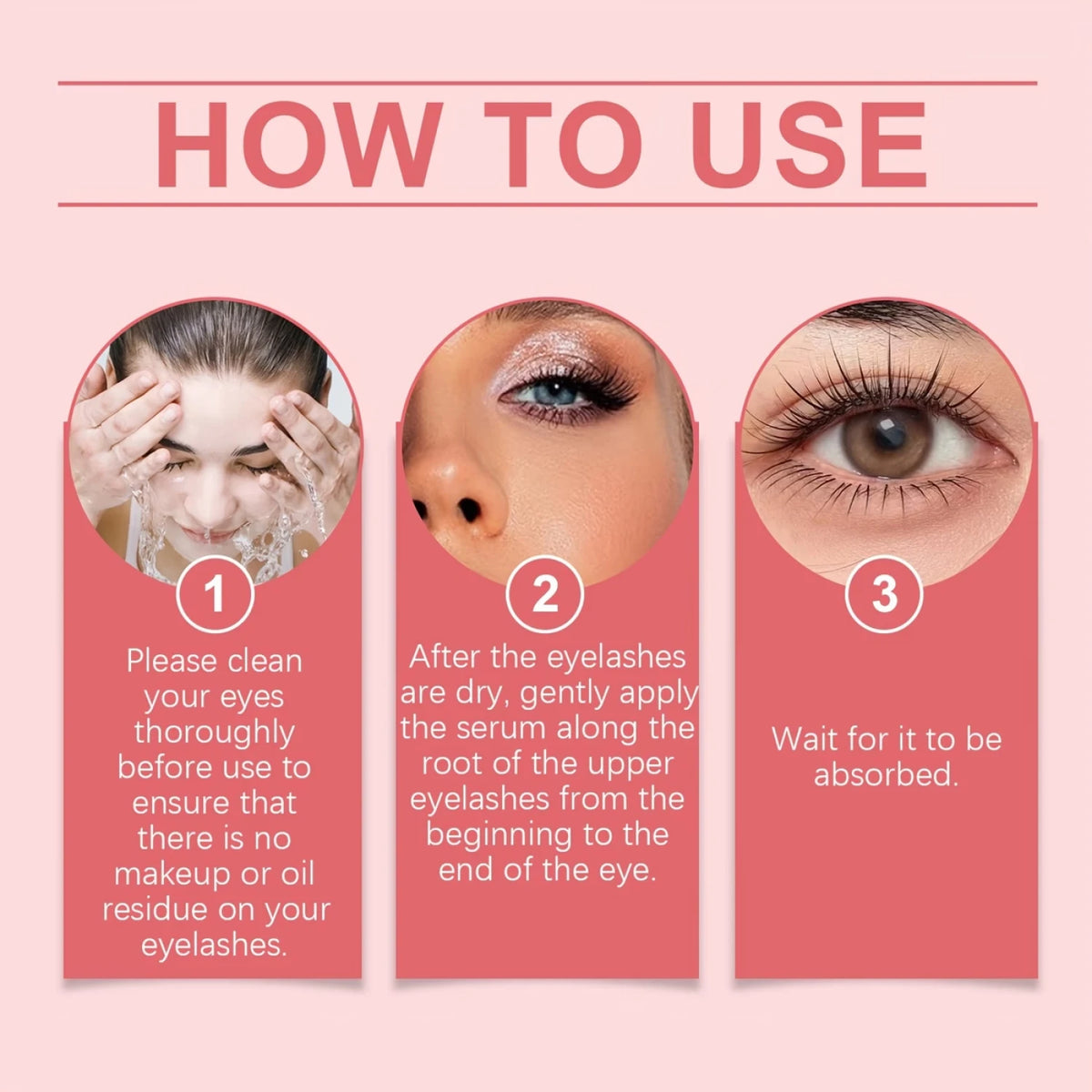 Eyelash and Eyebrow Growth Serum Nourishing Lash Enhancer Oil 30g