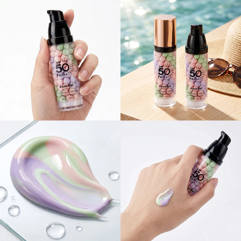 3-in-1 Color Correcting Primer and SPF 50 Sunscreen