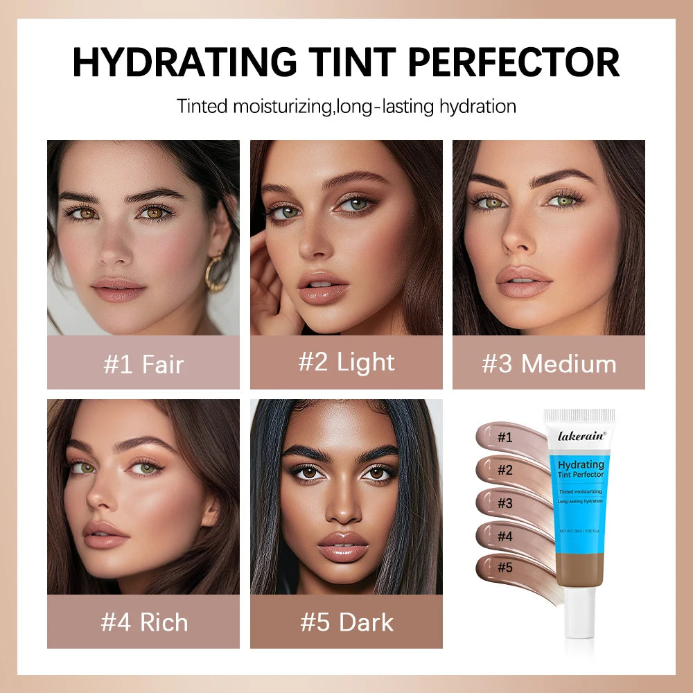 Hydrating Tinted Face Foundation for Smooth Skin