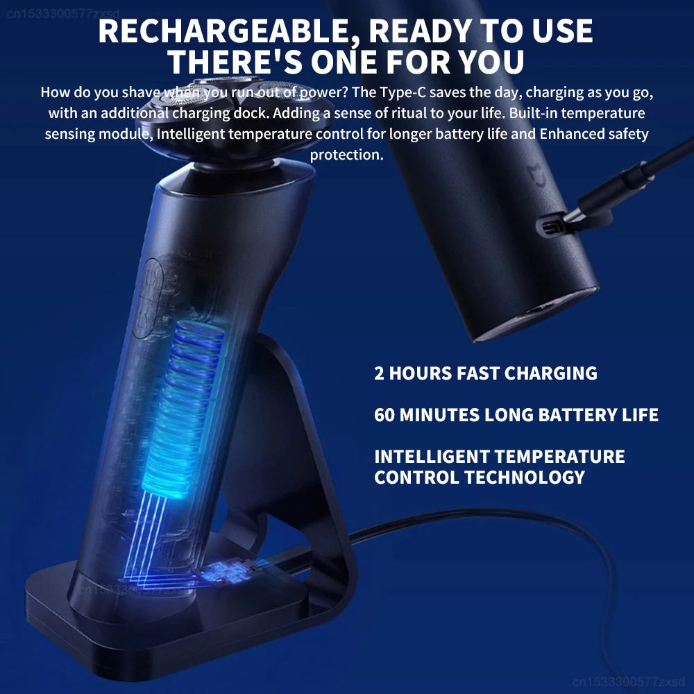 Mijia S700 Electric Shaver Rotary Beard Trimmer Waterproof Razor - 15
