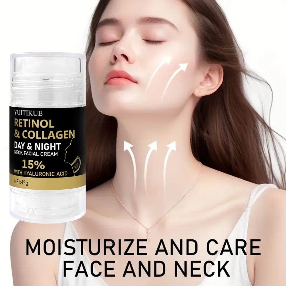 Retinol and Collagen Neck Cream Firming Moisturizer for Face and Neck