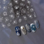 3D Christmas Cartoon Nail Art Stickers