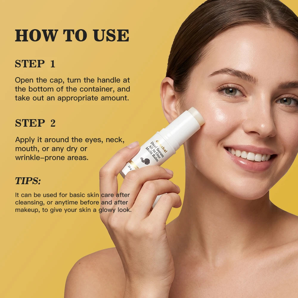 Collagen & Vitamin C Multi-Balm Serum Stick for Radiant Skin