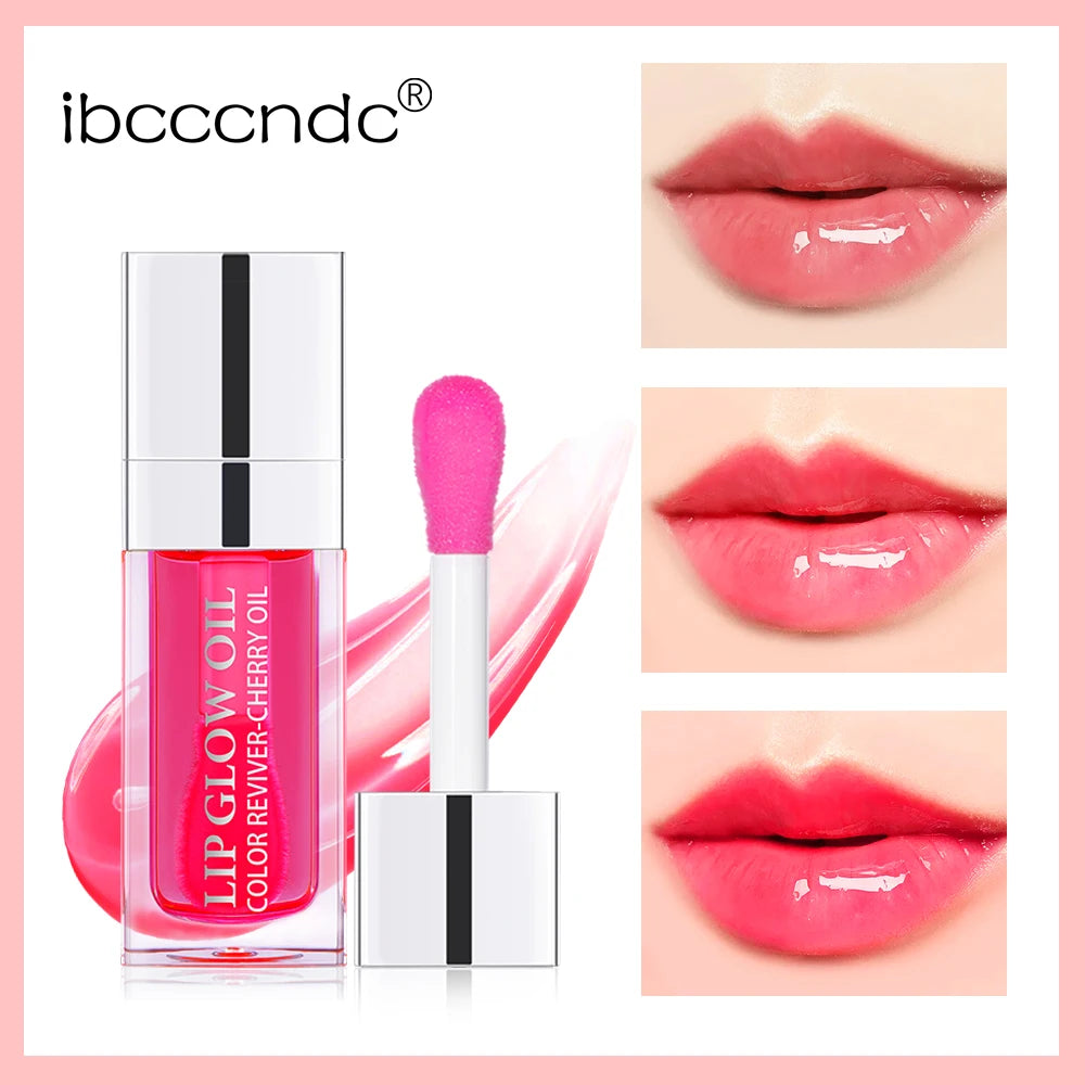 Hydrating Crystal Jelly Lip Glow Oil for Nourished Plump Lips